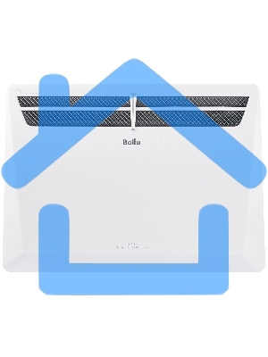 Комплект Ballu Transformer с блоком управления BEC/EVU-2500-4I белый, 2500 Вт, 30 м2, дисплей, термостат, WiFi