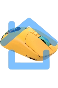 Мышь беспроводная/проводная A4Tech Bloody R72 Ultra Duo желтый, 20000 dpi, радиоканал, USB, кнопки - 7