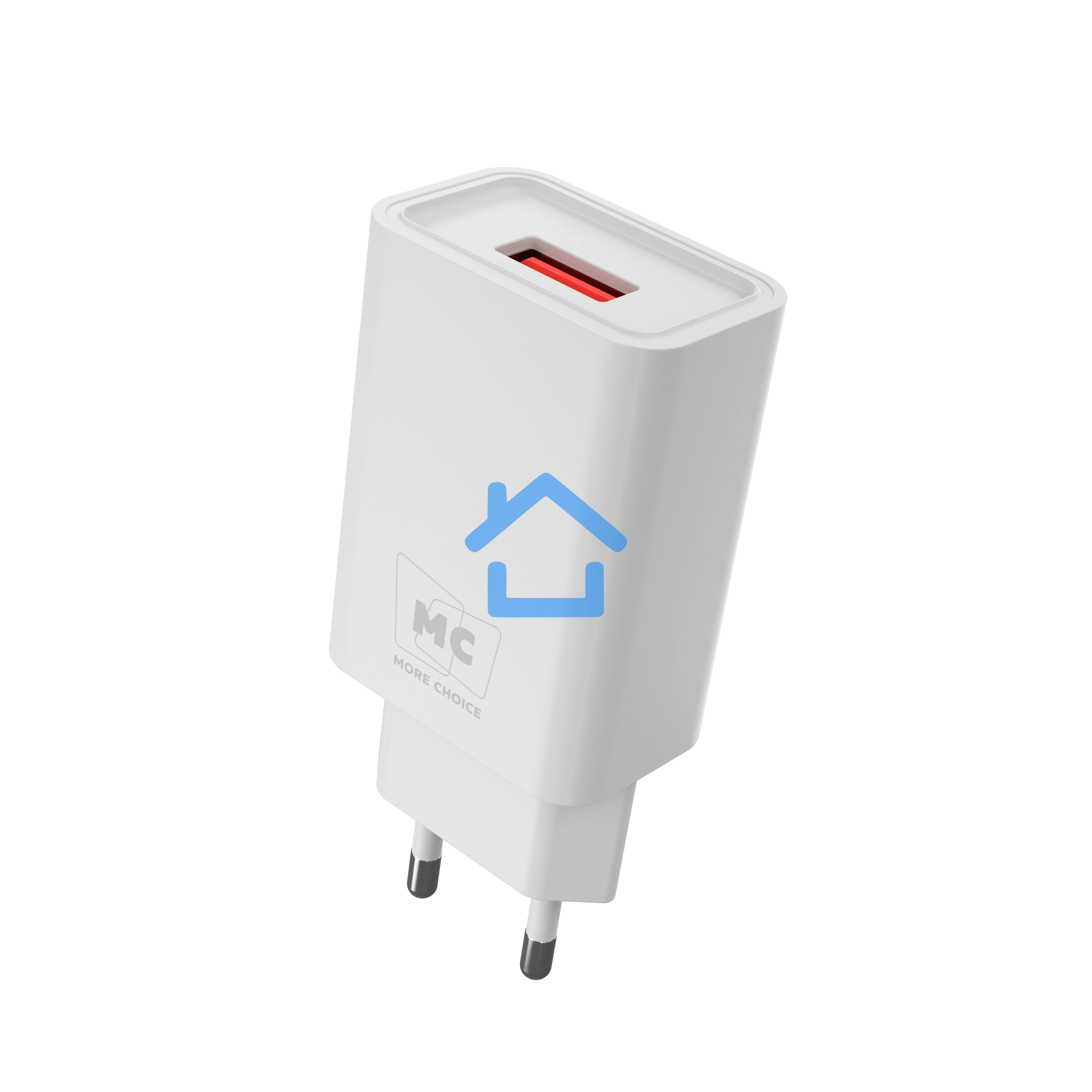 Зарядное устройство MORE CHOICE (4620202555717) NC07m СЗУ 1USB 2.0A для micro, белый