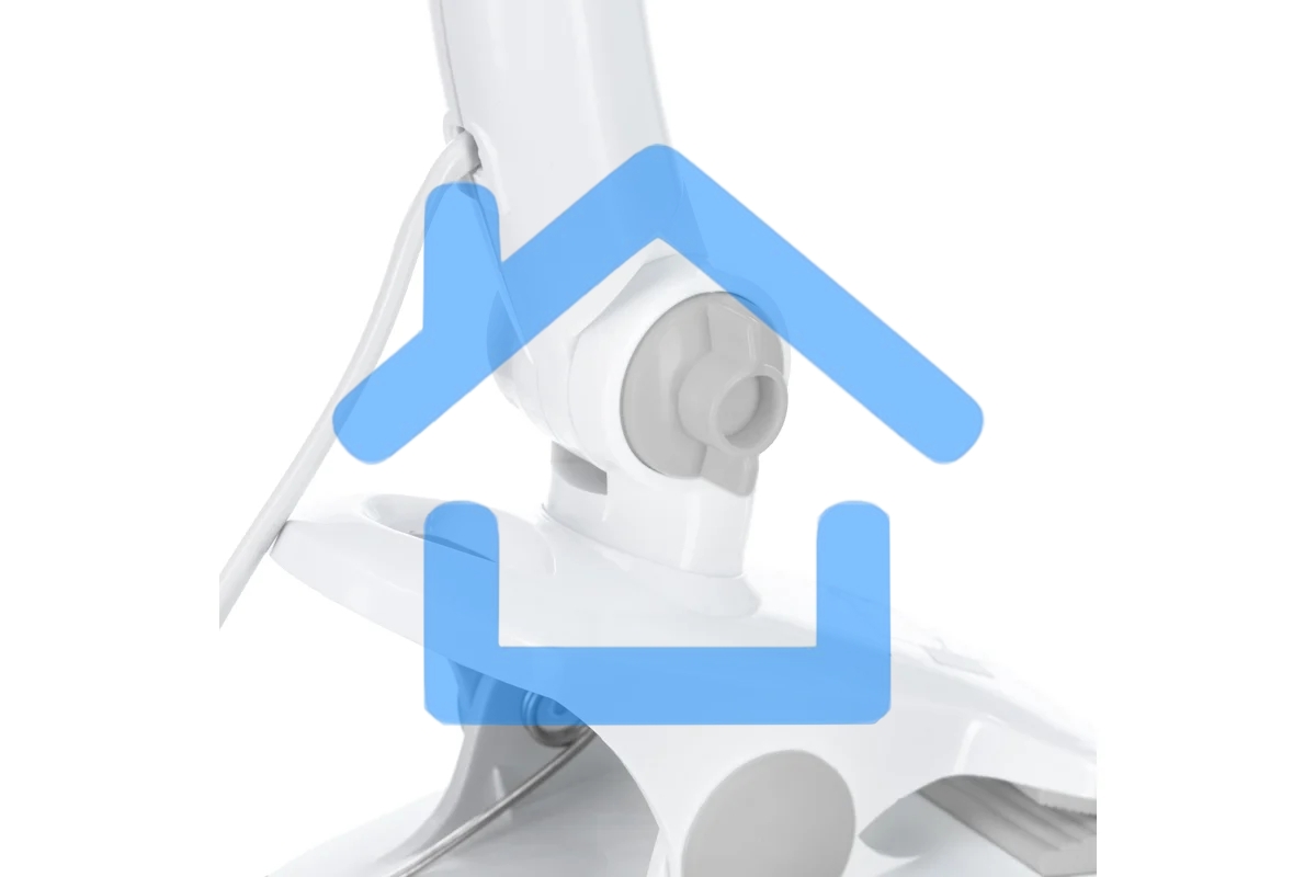 Вентилятор настольный DUX DX-07 7 Вт, белый/серый