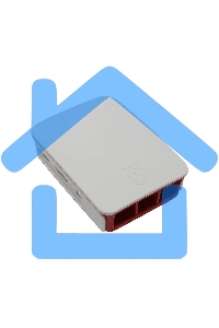 Корпус RA129 red-белый для микрокомпьютера Raspberry Pi 3. ACD Red+White ABS Plastic case for Raspberry Pi 3
