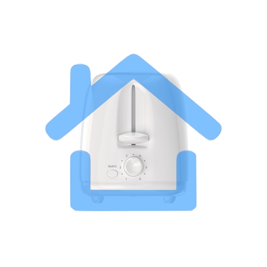 Тостер Maxvi KT723P белый