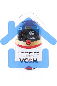 Кабель AM/LPT 1.8м VCOM Кабель-адаптер USB -> LPT (прямое подключение к LPT порту принтера), VUS7052
