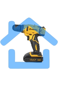 Дрель-шуруповерт Вихрь ДА-16Л-2К 72/14/32, Аккумуляторная, 16В, 2 АКБ, Кейс