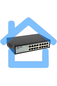 Неуправляемый коммутатор ORIGO OS1216/A1A 16x100Base-TX, корпус металл