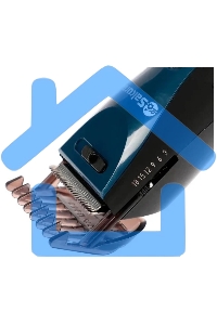 Машинка для стрижки Sakura SA-5175BL-U аккум 3-18 мм Soft Touch USB