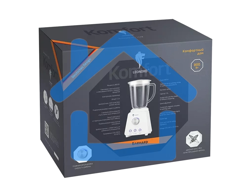 Блендер LEONORD LE-1729 800 Вт