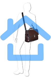 Портфель Piquadro Blue Square CA3111B2/MO, коричневый, натур.кожа/нейлон