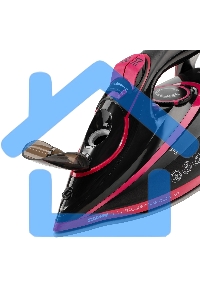 Утюг паровой Galaxy GL 6133 черный с розовым