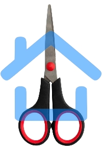 Ножницы Buro Smart универсальные, 140мм, ручки с резиновой вставкой