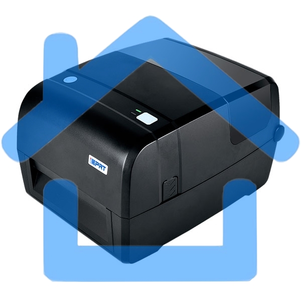 Принтер этикеток термотрансферный iDPRT iT4X 300 dpi, 203 мм/сек, Ethernet, RS232 (COM, Serial), USB, черный