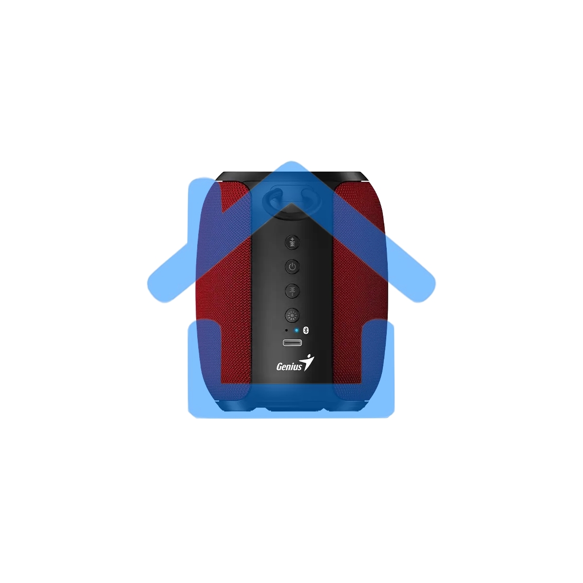 Портативная колонка Genius SP-915BT /1200 мАч/5 Вт/Bluetooth 5.3/до 6 ч.воспроизведения/USB-C/красный (31730052403)