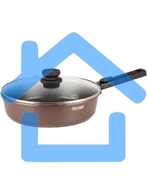 Сотейник Rondell Praline RDA-1568 d=28см (с крышкой) коричневый
