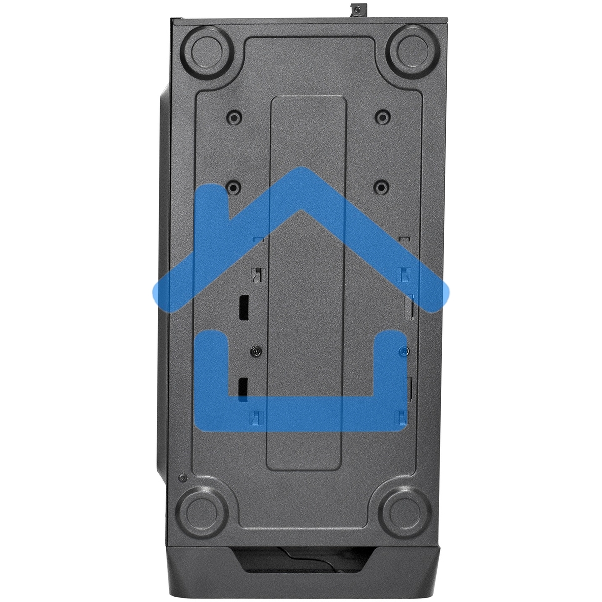 Компьютерный корпус Miditower ExeGate XP-332 Black, ATX, (XP400, Black,120мм), 2*USB, Audio