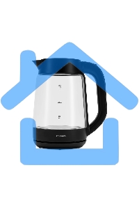 Чайник электрический Starwind SKG4030 1.7л. 2200Вт черный (корпус: стекло)