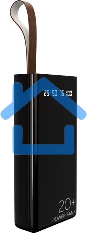 Портативный аккумулятор 20000mAh 2USB 2.1A More choice PB60-20, черный