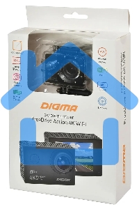 Видеорегистратор Digma FreeDrive Action 4K WiFi черный 8Mpix 2160x3840 2160p 140гр.
