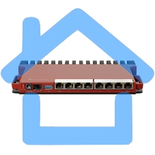 Маршрутизатор MikroTik L009UiGS-RM, 8*1Gbit, 1*SFP 2.5Gbit(вилка US)