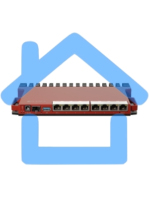 Маршрутизатор MikroTik L009UiGS-RM, 8*1Gbit, 1*SFP 2.5Gbit(вилка US)