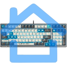 Клавиатура A4Tech Bloody S98 Pixels Blue проводная USB серый/бежевый