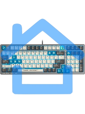 Клавиатура A4Tech Bloody S98 Pixels Blue проводная USB серый/бежевый