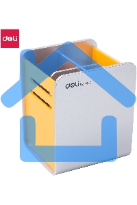 Подставка Deli E9137 для письменных принадлежностей, 90х80х110мм, ассорти, пластик