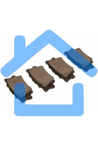 Колодки тормозные задние LPR 05P1281, комплект