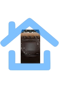 Плита газовая Gefest ПГ 5100-02 0310 коричневый, конфорок 4 шт, духовка 52 л, 50 см x 85 см x 58.5 см