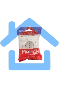 Розетка EKF Минск ERR16-028-100-USB 1-местная СП с/з с защитными шторками 16А белая с USB 1А