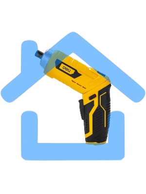 Отвертка аккумуляторная Deli DL-DP04-E2B1 (3,6В, 1,5А*ч, 3Нм, набор бит 10 шт, пласт. кейс)