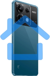 Смартфон POCO X6 5G, 12/256Gb, синий