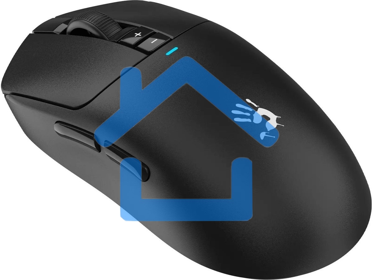 Мышь беспроводная/проводная A4Tech Bloody R72 Pro Duo черный, 26000 dpi, радиоканал, USB/USB-C, кнопки - 7