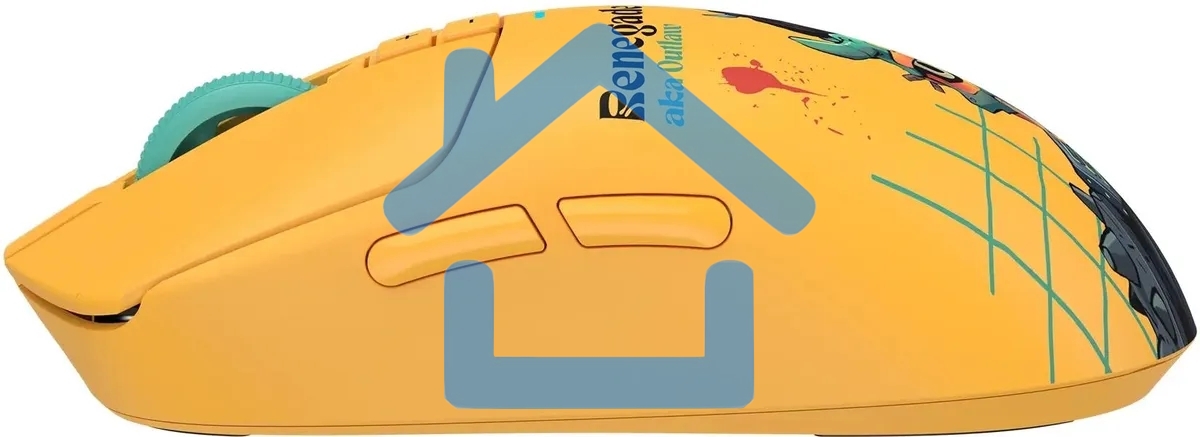 Мышь беспроводная/проводная A4Tech Bloody R72 Ultra Duo желтый, 20000 dpi, радиоканал, USB, кнопки - 7