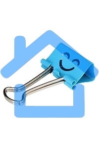 Зажимы Deli 8486 smile 25мм ассорти (упаковка: 48шт) пластиковая туба