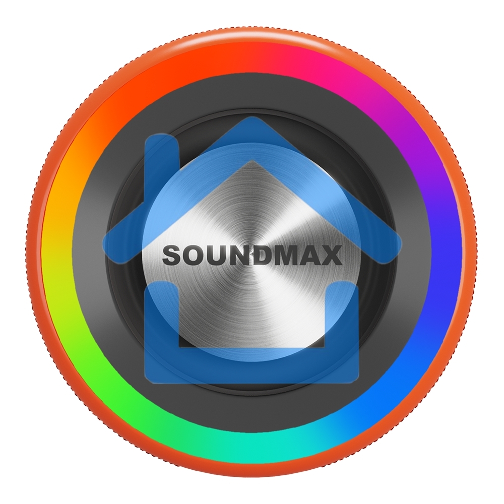 Портативная колонка SOUNDMAX SM-PS5024B(оранжевый)
