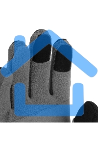 Перчатки универсальные Denzel 68086 искусственный мех, работа с сенсорным экраном, размер 8
