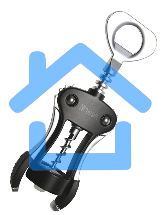 Штопор TalleR TR-65118 цинковый сплав, сталь, полимерный материал