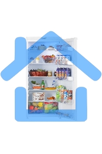 Холодильник DON R-536 B белый однокамерный 242л