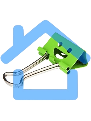 Зажимы Deli 8486 smile 25мм ассорти (упаковка: 48шт) пластиковая туба