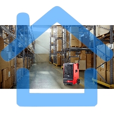 Осушитель воздуха промышленный мобильного типа Ballu BDI-70L