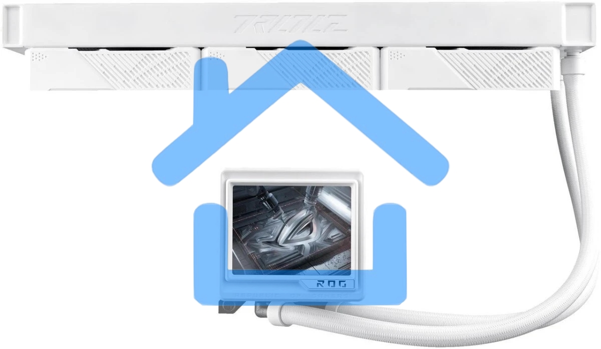 Жидкостная система охлаждения ASUS ROG RYUJIN III 360 ARGB EXTREME WHT 90RC0132-M0EAY0 белый 120мм алюминий+медь 2800rpm 36db 4-pin 305W