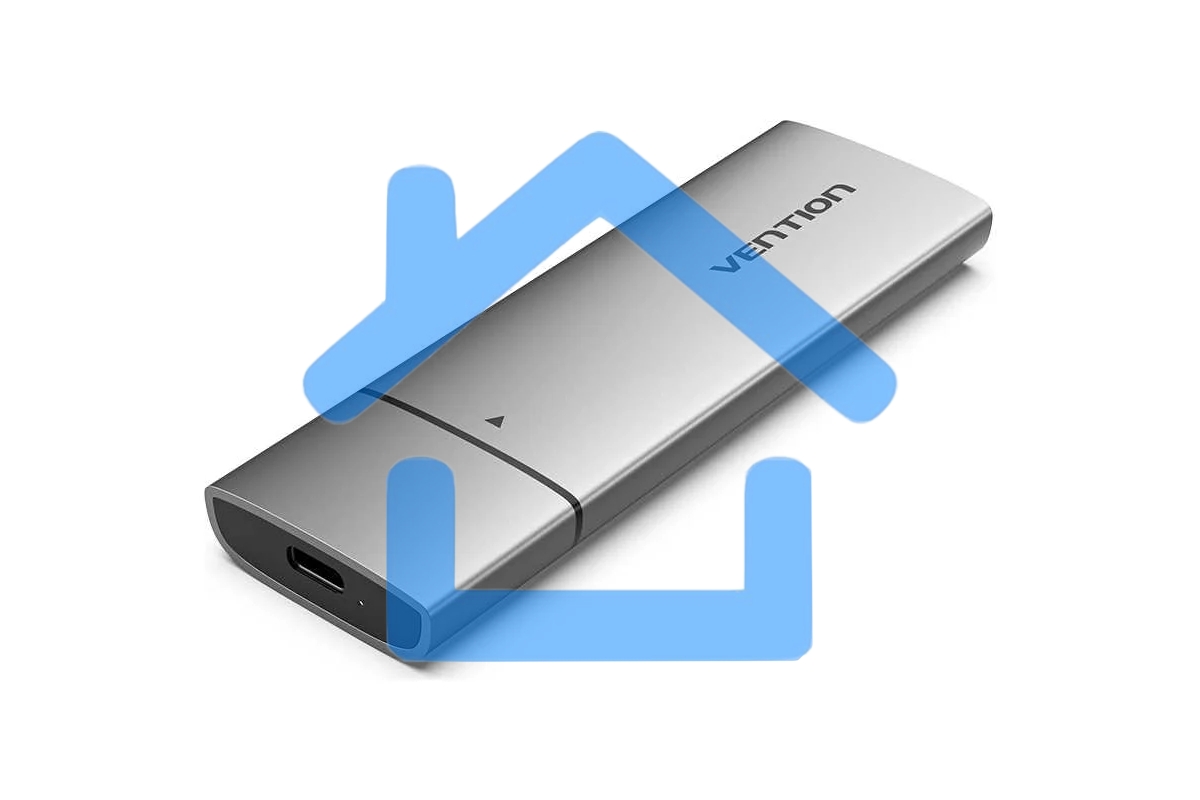 Корпус для SSD Vention USB 3.1 Gen 2-C M.2 NGFF (B-Key/B&M Key) Серый