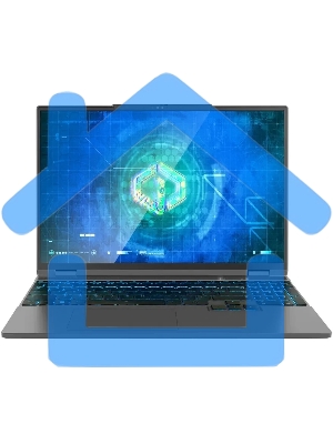 Ноутбук MAIBENBEN X-Treme Typhoon X15B Ryzen 7 8845HS 16Gb SSD 1Tb NVIDIA RTX 4060 8Gb 15,3 WQXGA IPS Cam 60.1Вт*ч Linux Серый X15B-R78846GQSLBRE0