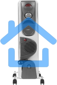 Обогреватель масляный Centek CT-6203-9 (9 секций) белый, 2400 Вт, 20 м2, 3 режима, термостат