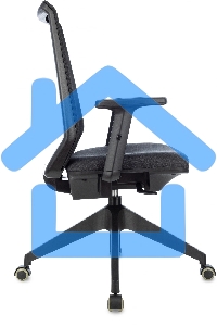 Кресло офисное Бюрократ MC-611NL черный TW-01 38-418 сетка/ткань, крестов.4-луч. пластик