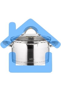 Набор посуды LARA LR02-119 БЕРЛИН 6 пр. 1.7+3.1+5.5 л, 16 см, 20 см, 24 см капсулированное индукционное дно, крышка дуршлаг