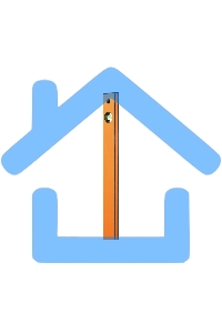 Уровень алюминиевый 1800мм фрезерованный 3 глазка Вихрь