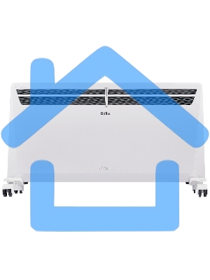 Комплект Ballu Transformer с блоком управления и шасси BEC/EVU-2500-4I белый, 2500 Вт, 30 м2, дисплей, термостат, WiFi