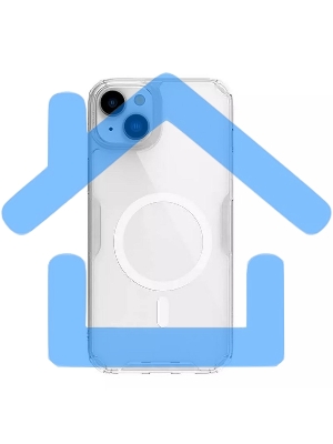 Чехол Nature TPU Pro Magnetic Case, белый, (AP IP15 Plus)