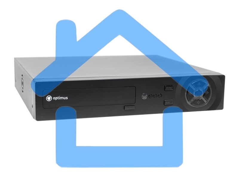 Видеорегистратор Optimus AHDR-3016E_V.1 гибридный 16-канальный 6-в-1 AHD/TVI/CVI/XVI/CVBS/IP